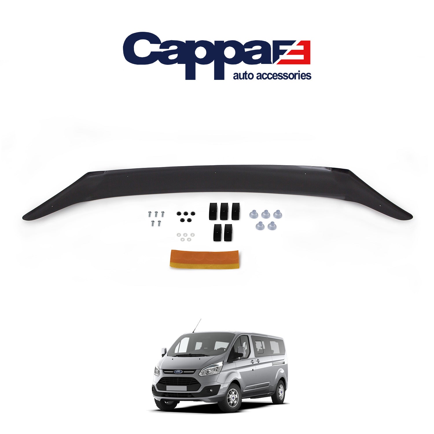 FORD TRANSIT TOURNEO CUSTOM HOOD DEFLECTOR 2012 - 2017