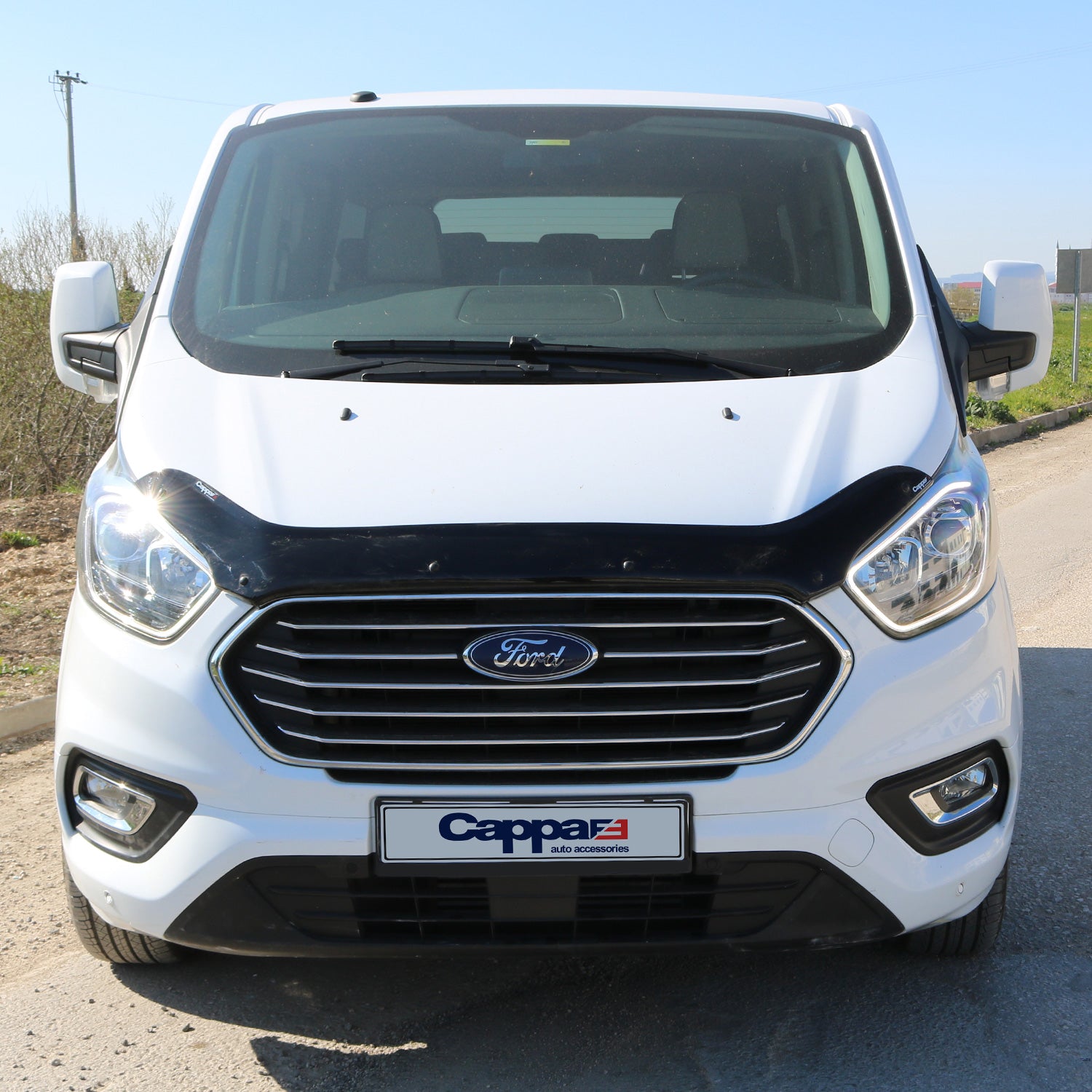 FORD TRANSIT TOURNEO CUSTOM HOOD DEFLECTOR 2018 - 2022