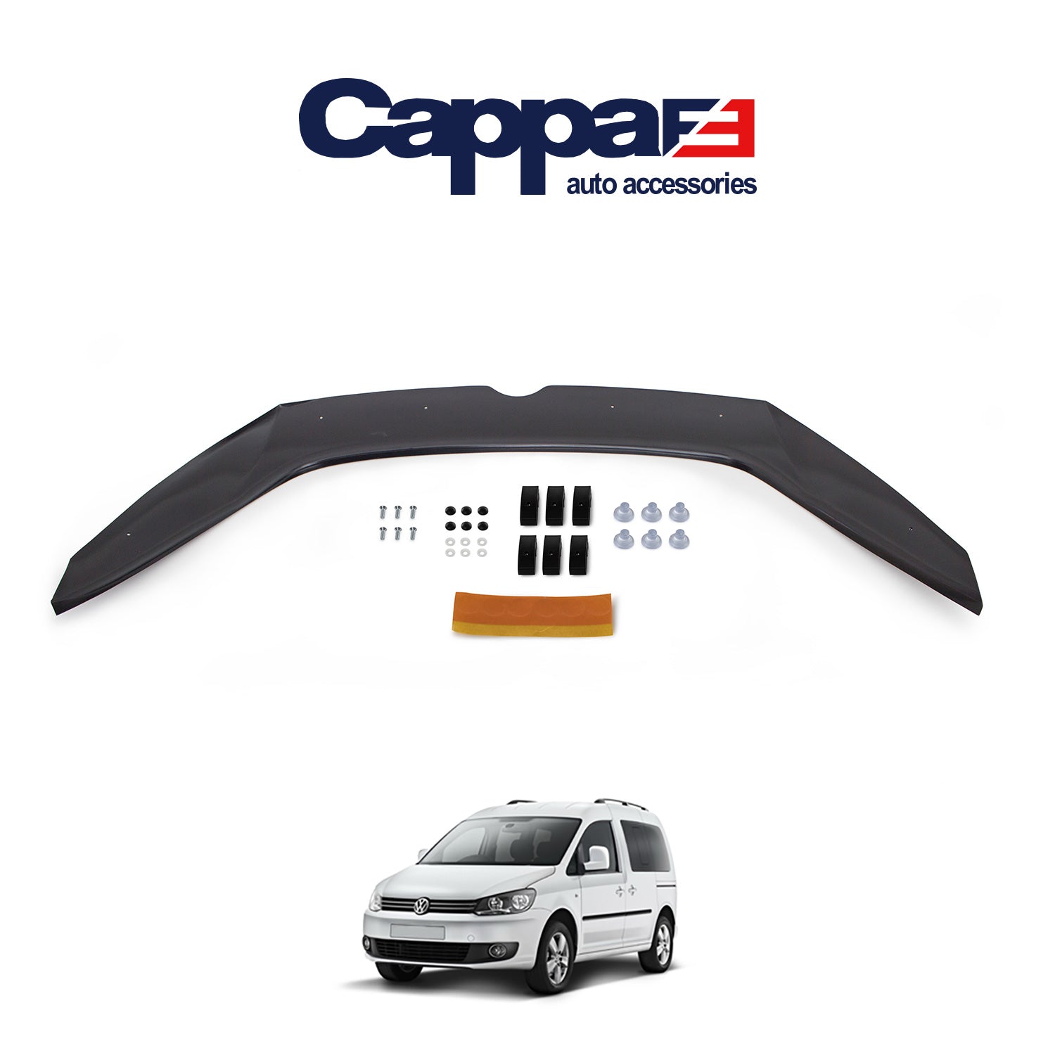 VOLKSWAGEN CADDY HOOD DEFLECTOR 2010 - 2015